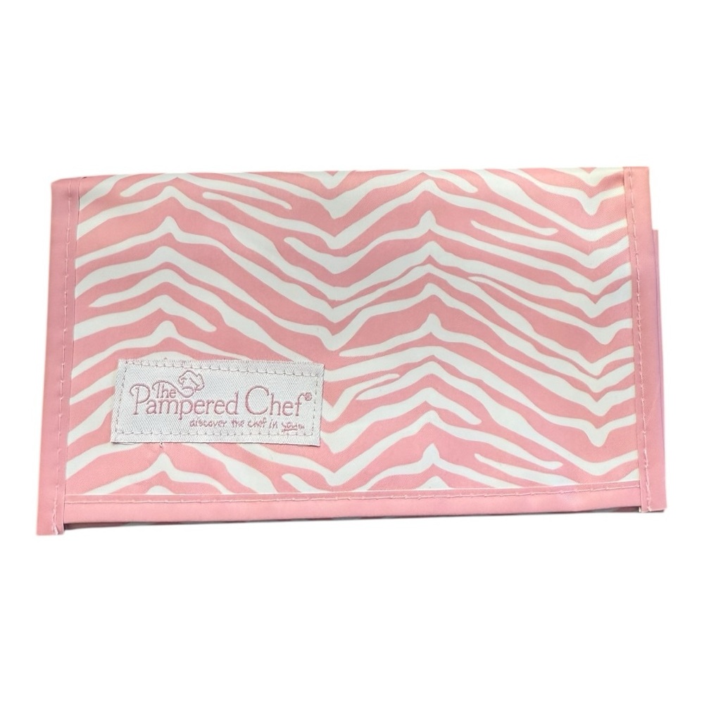 Pampered Chef Pink Zebra Coupon Holder Help Whip Cancer Limited Edition New